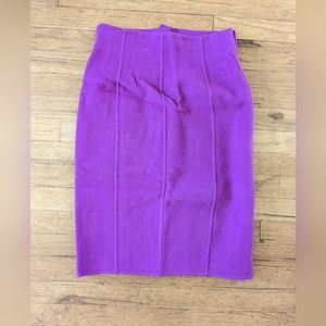 Vintage Salvatore Ferragamo wool pencil skirt